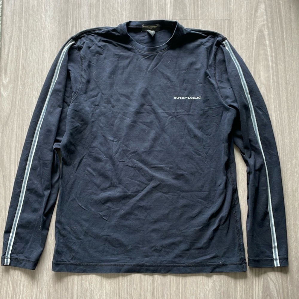 Banana Republic Long Sleeve Black Tee